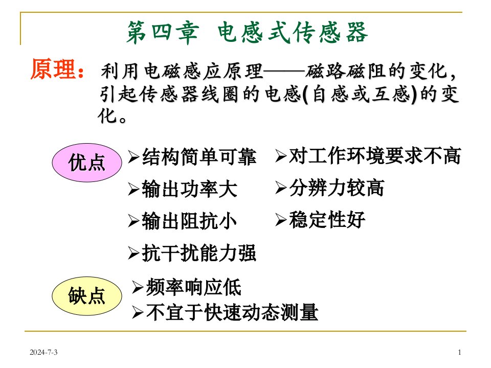 电感式传感器学习课件PPT