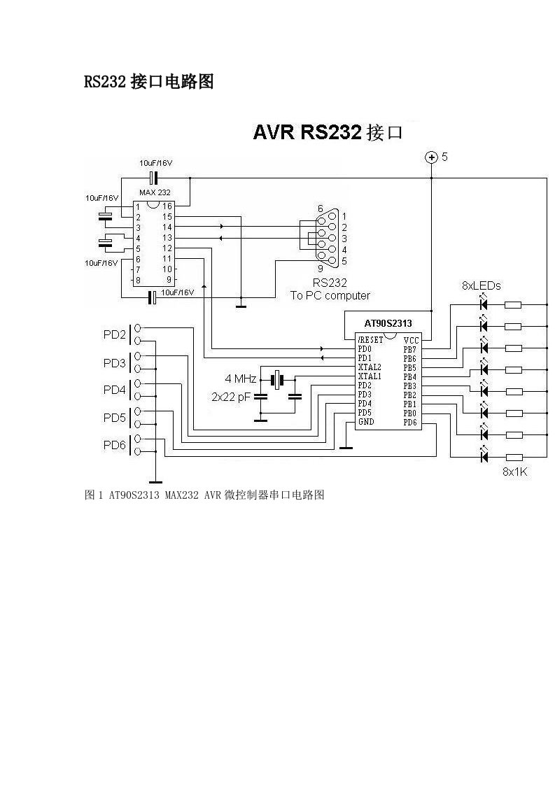 RS232接口电路图