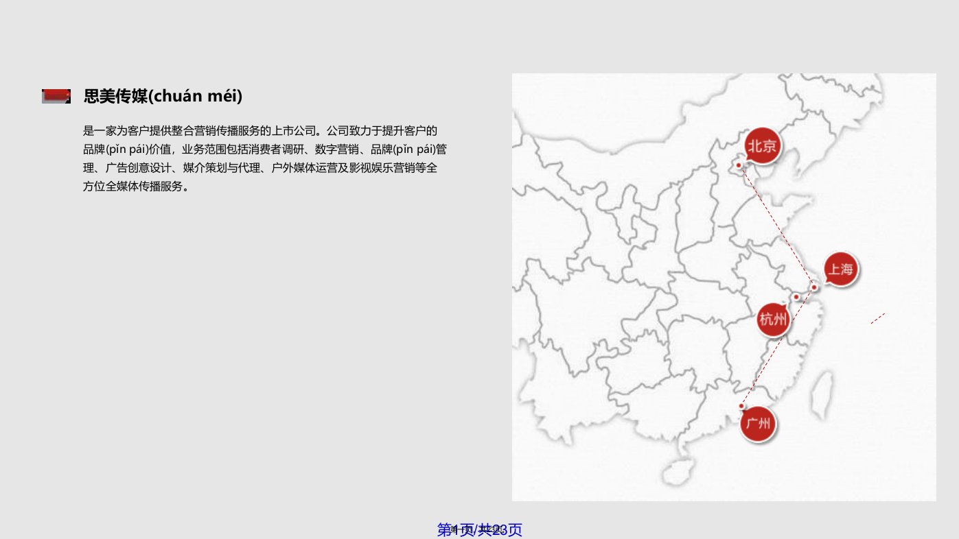 思美传媒简介中文实用教案