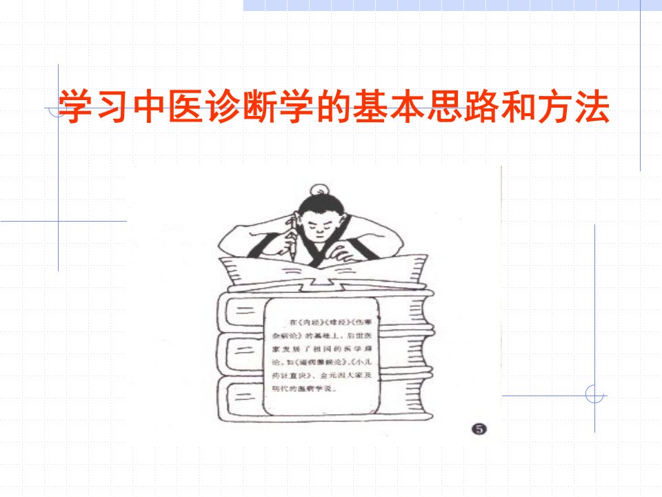 学习中医诊断学的基本思路-课件（PPT·精·选）