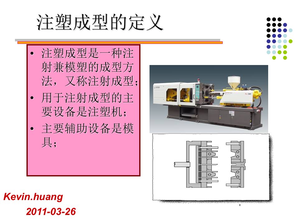 注塑机结构原理简介