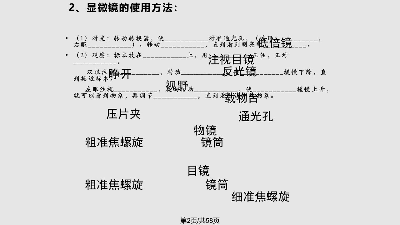 初中生物会考复习资料