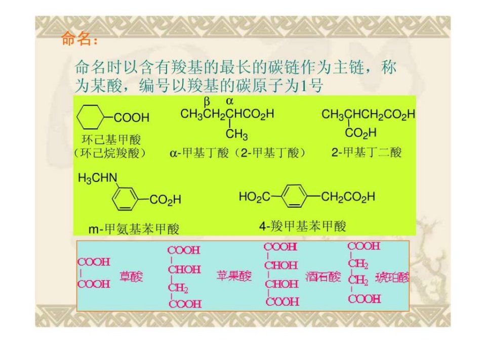 有机化学14羧酸及羧酸衍生物课件