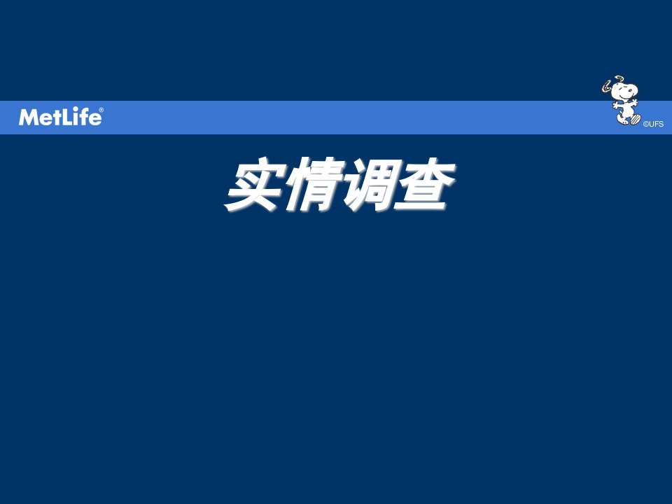 中美大都会人寿保险公司新人岗前培训课程PPT模板课件演示文档幻灯片资料十一：实情调查[精]