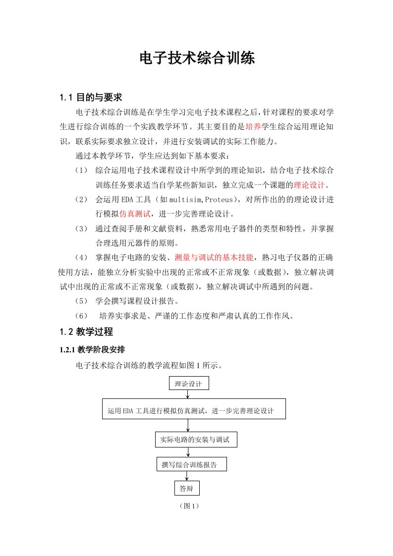 2413电子技术综合训练指导书