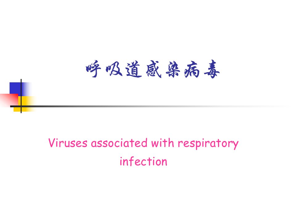 基础医学概论复习课件2呼吸道病毒麻疹流感sars