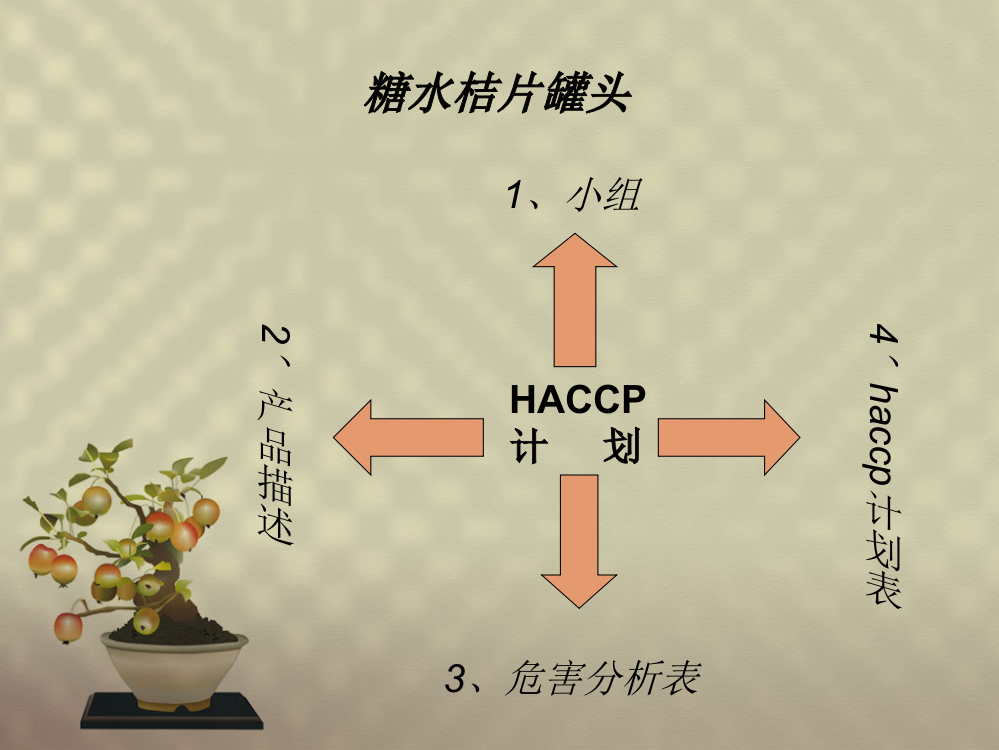 水果罐头haccp计划