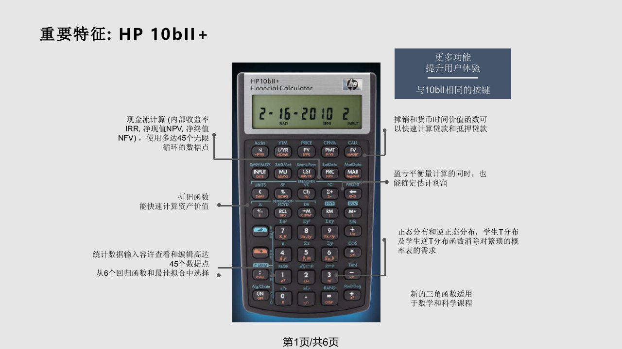 惠普金融计算器简介PPT课件