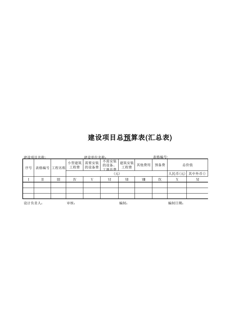 通信线路工程概预算xls