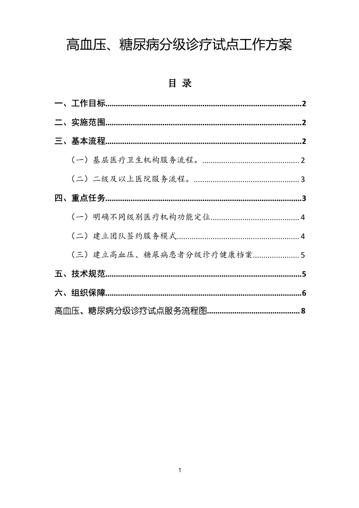 高血压、糖尿病分级诊疗