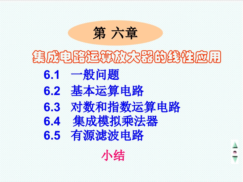 电子行业-电子教案模拟电子技术第六章集成电路运算放大器的线性