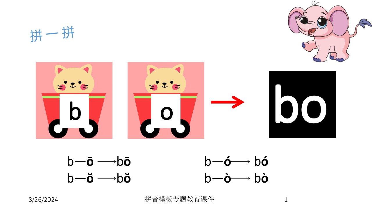 2021年度拼音模板专题教育课件讲义