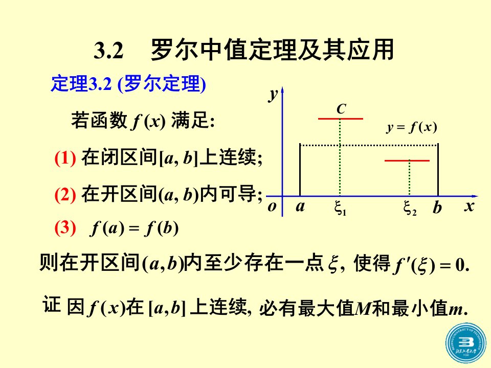 教学课件第二节罗尔中值定理及其应用