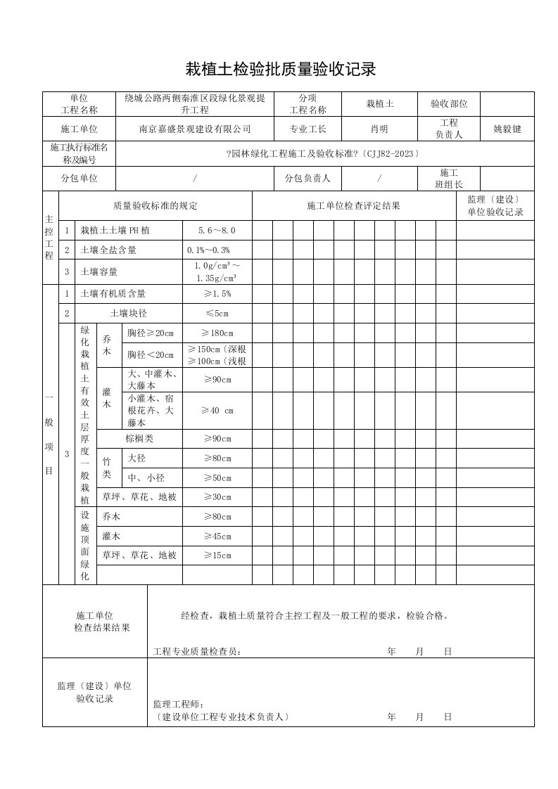 《园林绿化工程施工及验收规范》(CJJ82-2023)表格(同名17674)