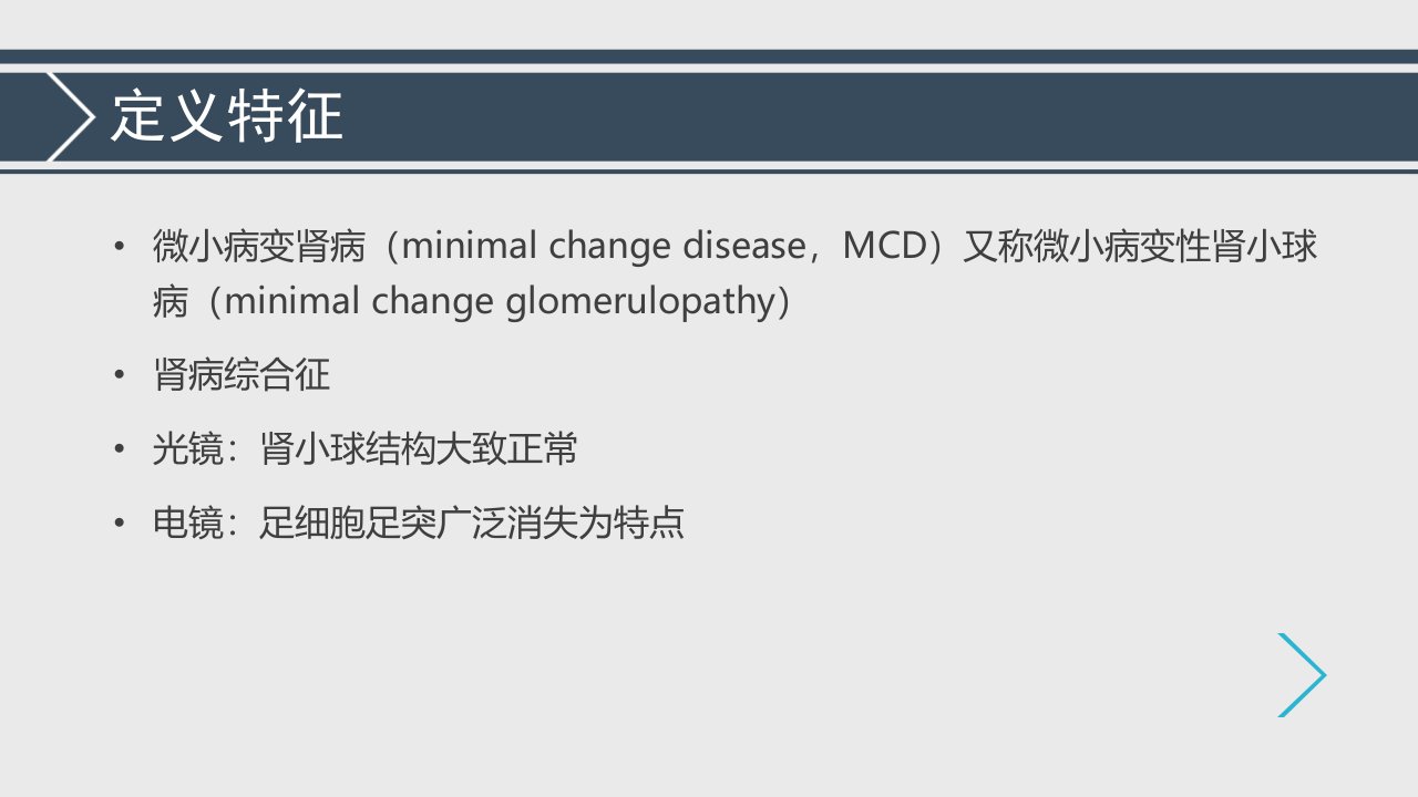 微小病变肾病精品医学课件ppt