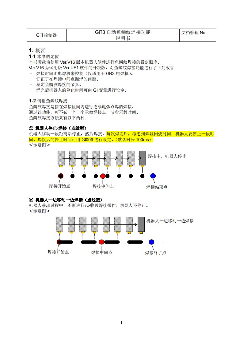 鱼鳞纹焊接软件设定说明书