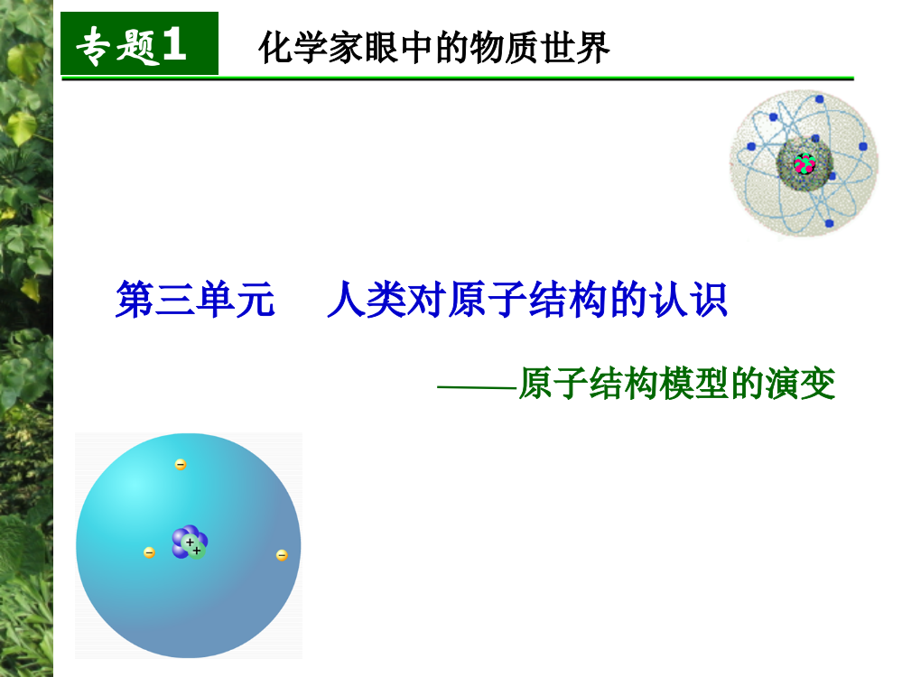 卢瑟福原子结构模型