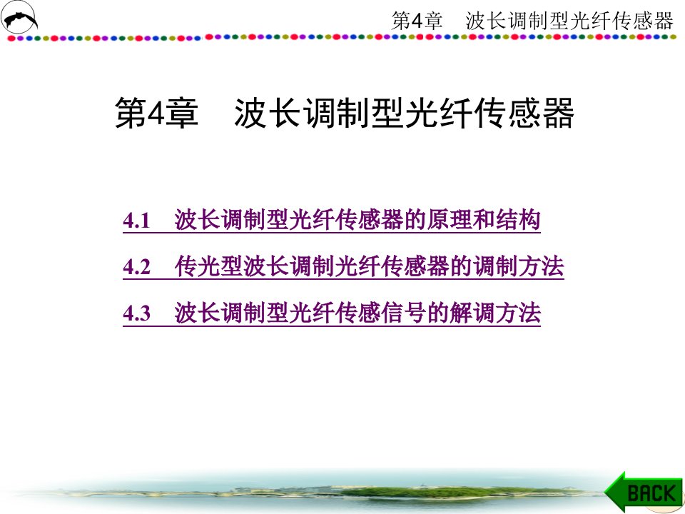 光纤传感技术第4章波长调制型光纤传感器