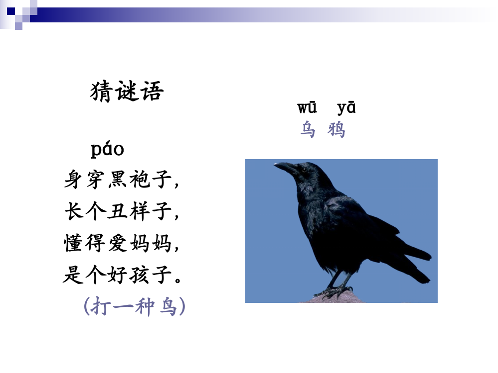 【精品】S版一年级上册18《乌鸦喝水》PPT