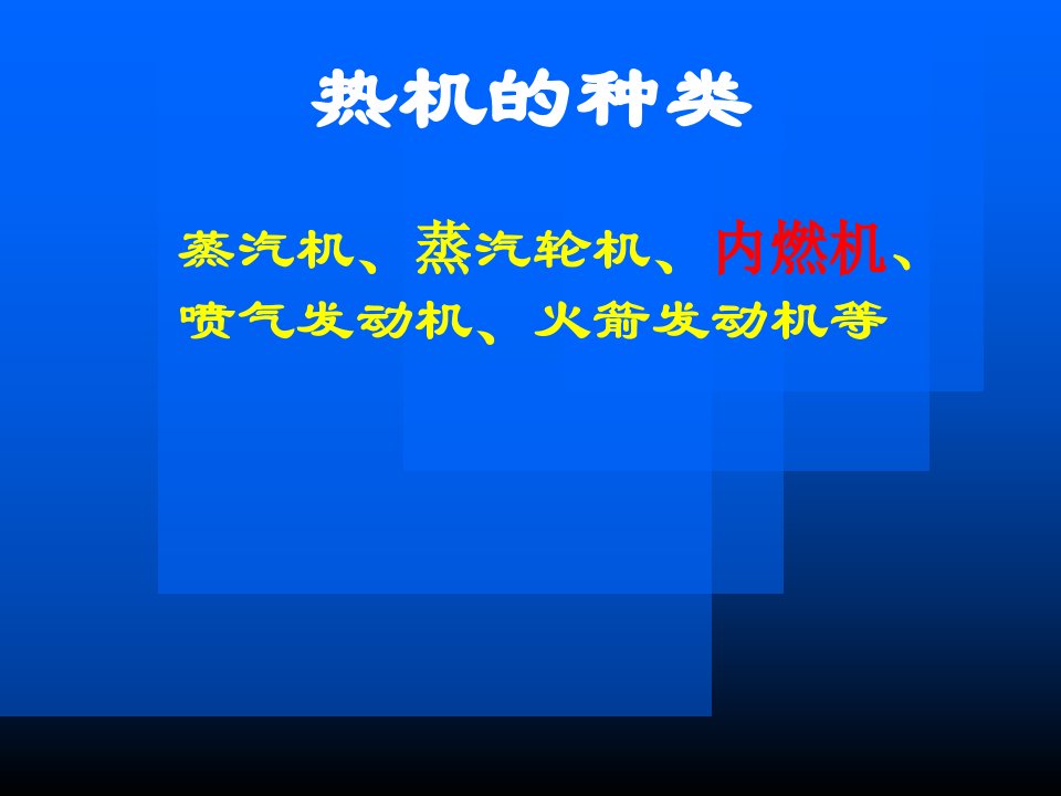 内燃机教学课件1教科版