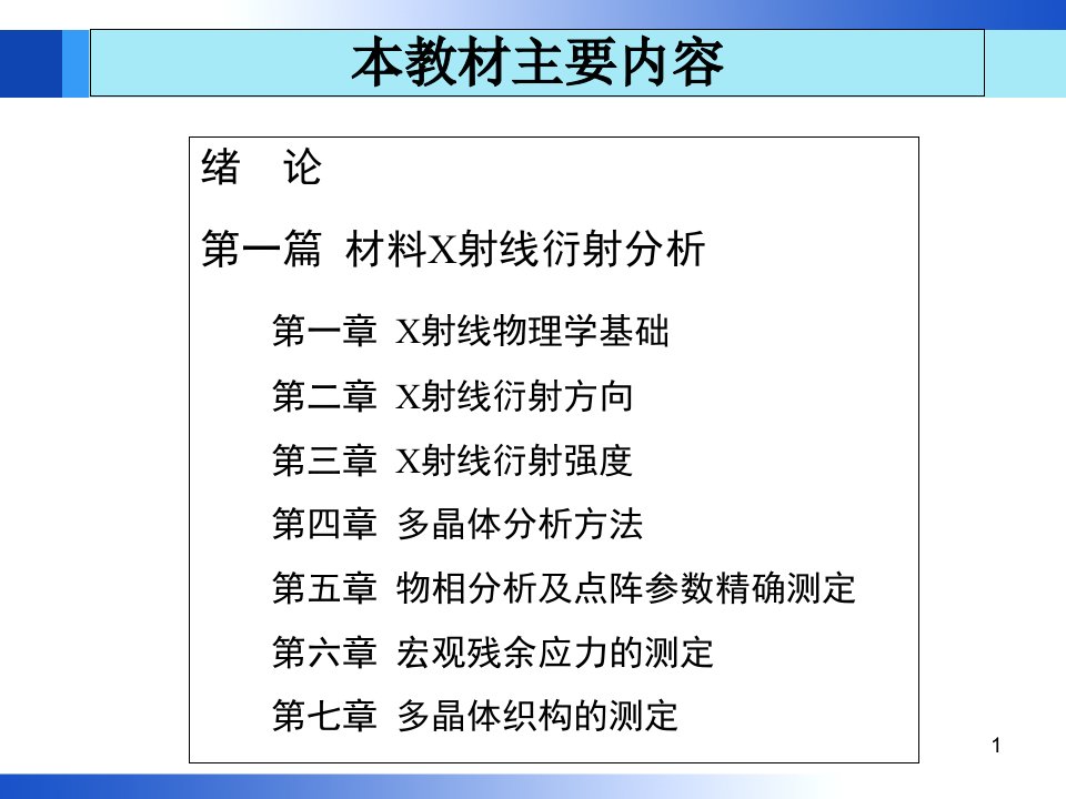 材料分析方法-1-PPT课件