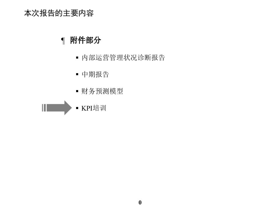 KPI考核体系