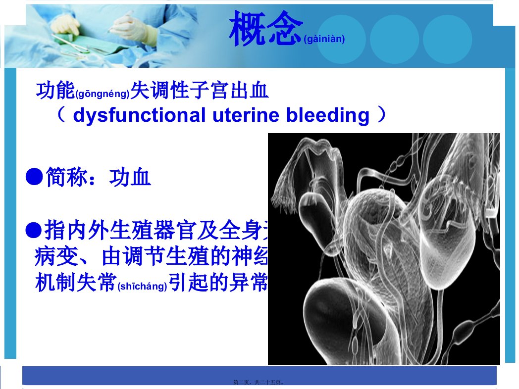 医学专题妇科功血小讲课