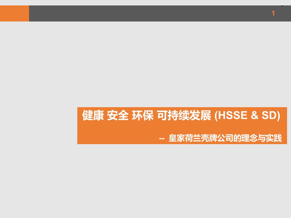 某公司HSE管理体系建设方案