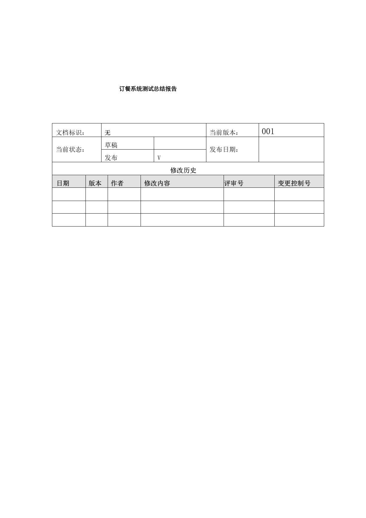 订餐系统软件测试总结报告