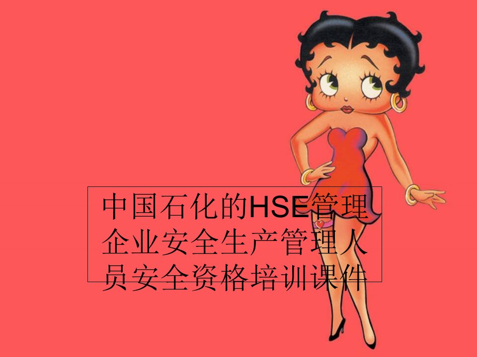 中国石化的HSE管理企业安全生产管理人员安全资格培训课件