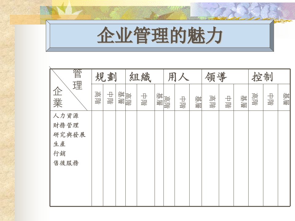 企业管理的魅力-ppf54