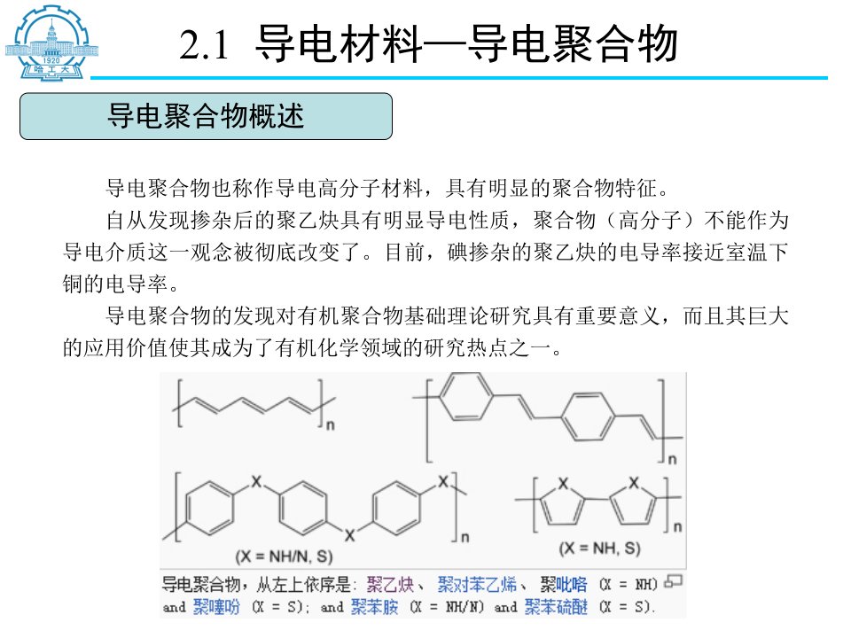 导电聚合物电阻材料ppt课件