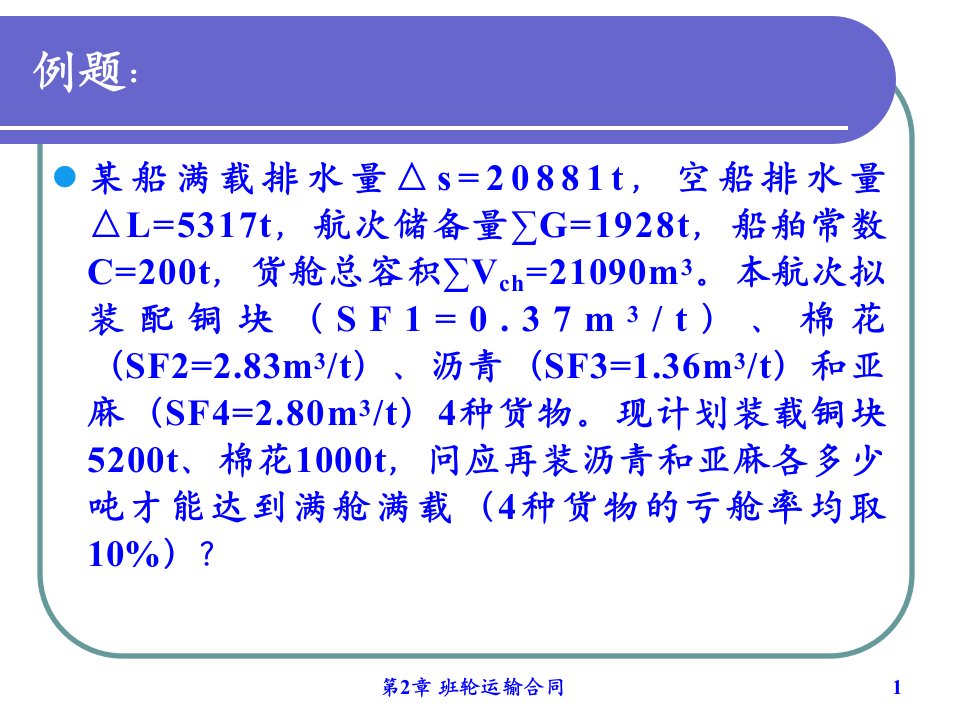 第2章班轮运输合同