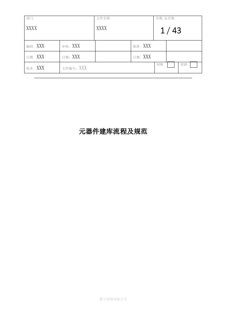 PCB元器件建库流程及规范