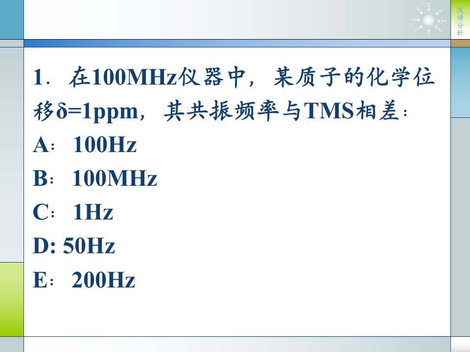 核磁共振碳谱