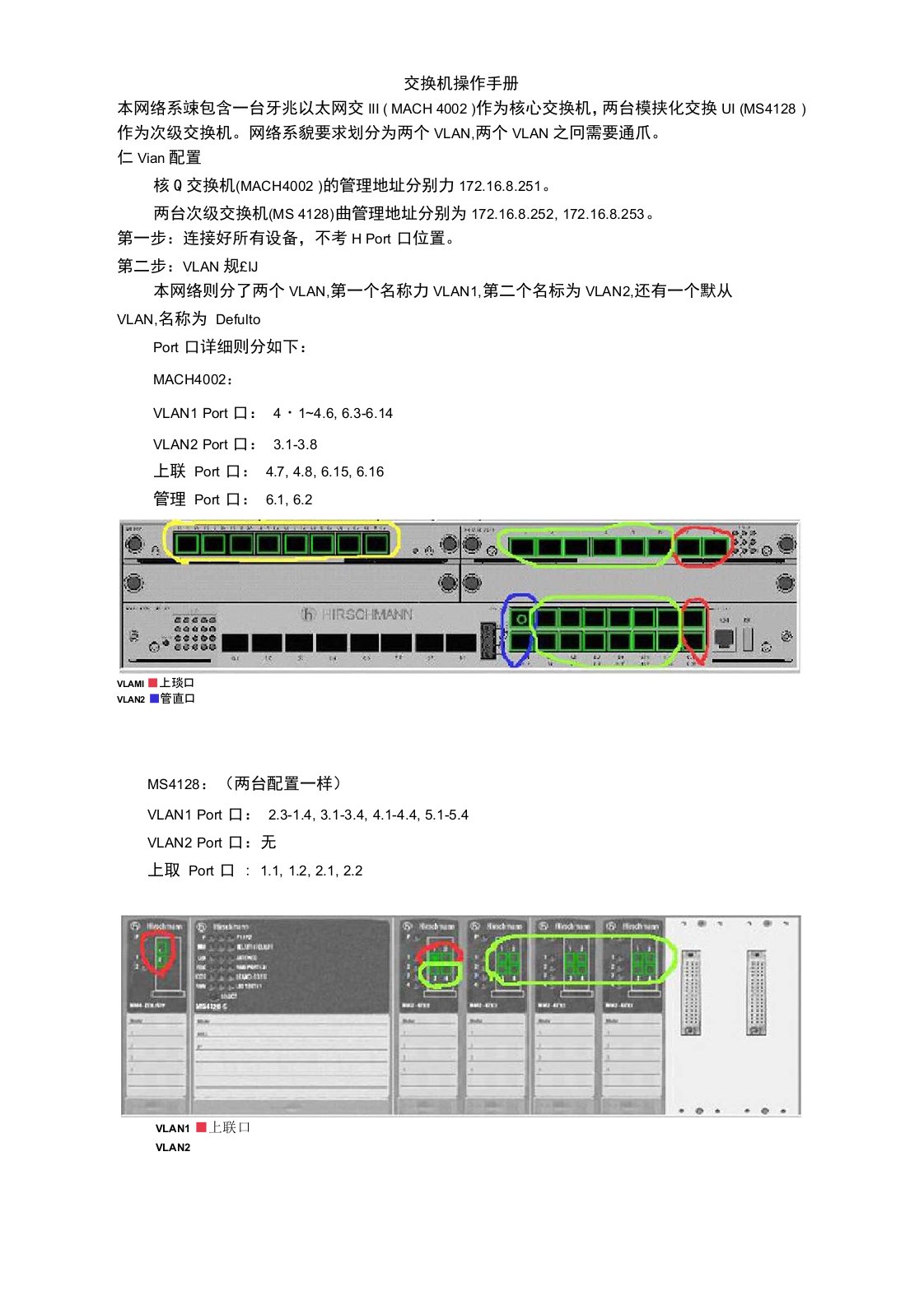 赫斯曼交换机操作手册