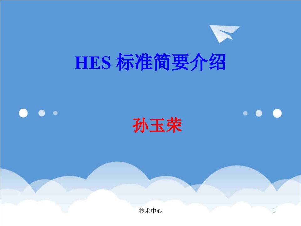 企业培训-hes标准培训讲稿