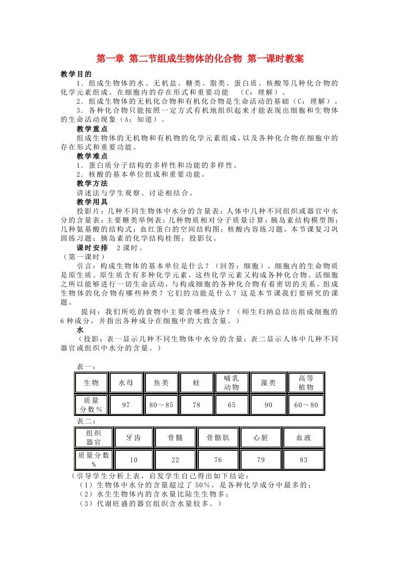 重庆市荣昌安富中学2014届高二生物