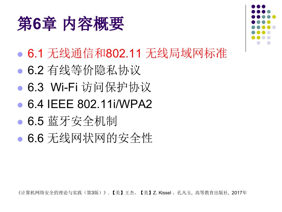 第6章无线网安全性PartI