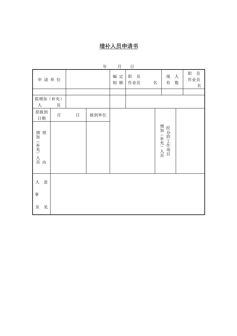 表格模板-人力资源管理报表11