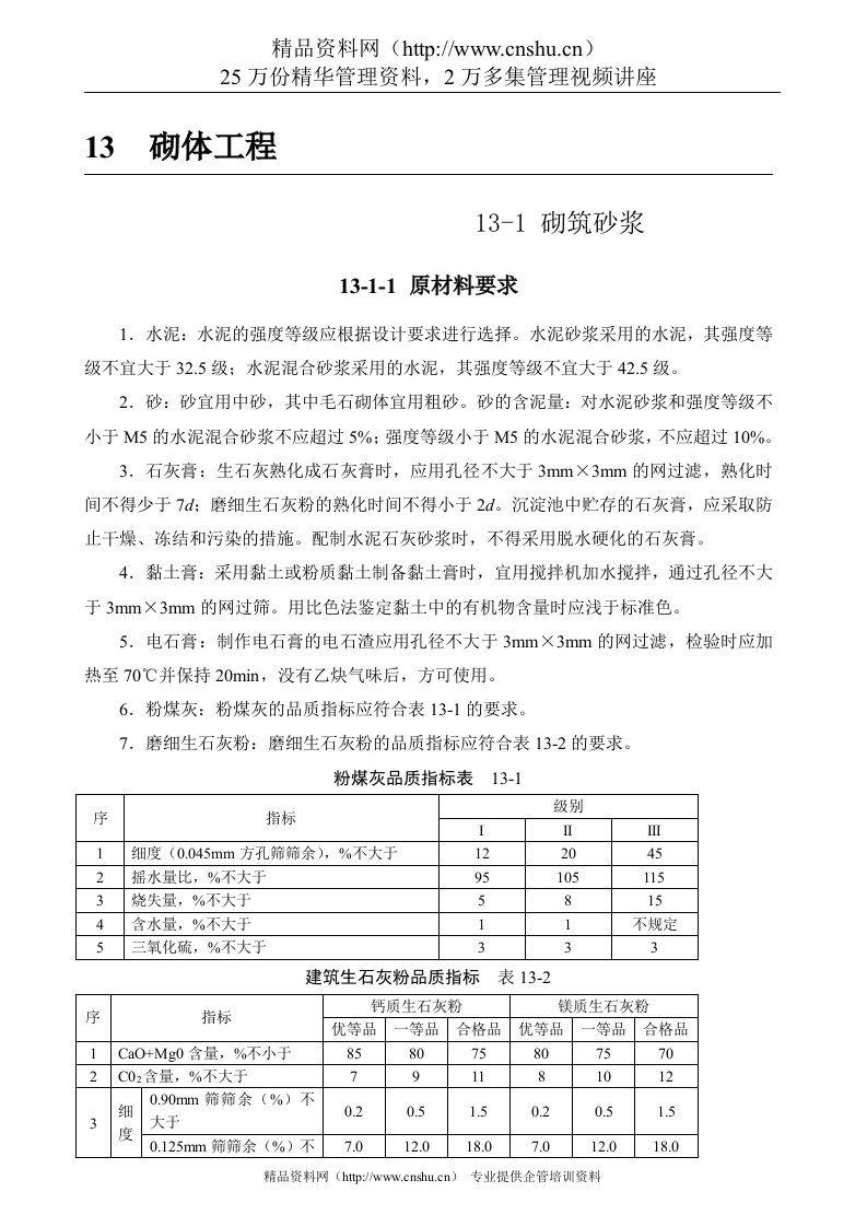 建筑施工手册-砌体工程67