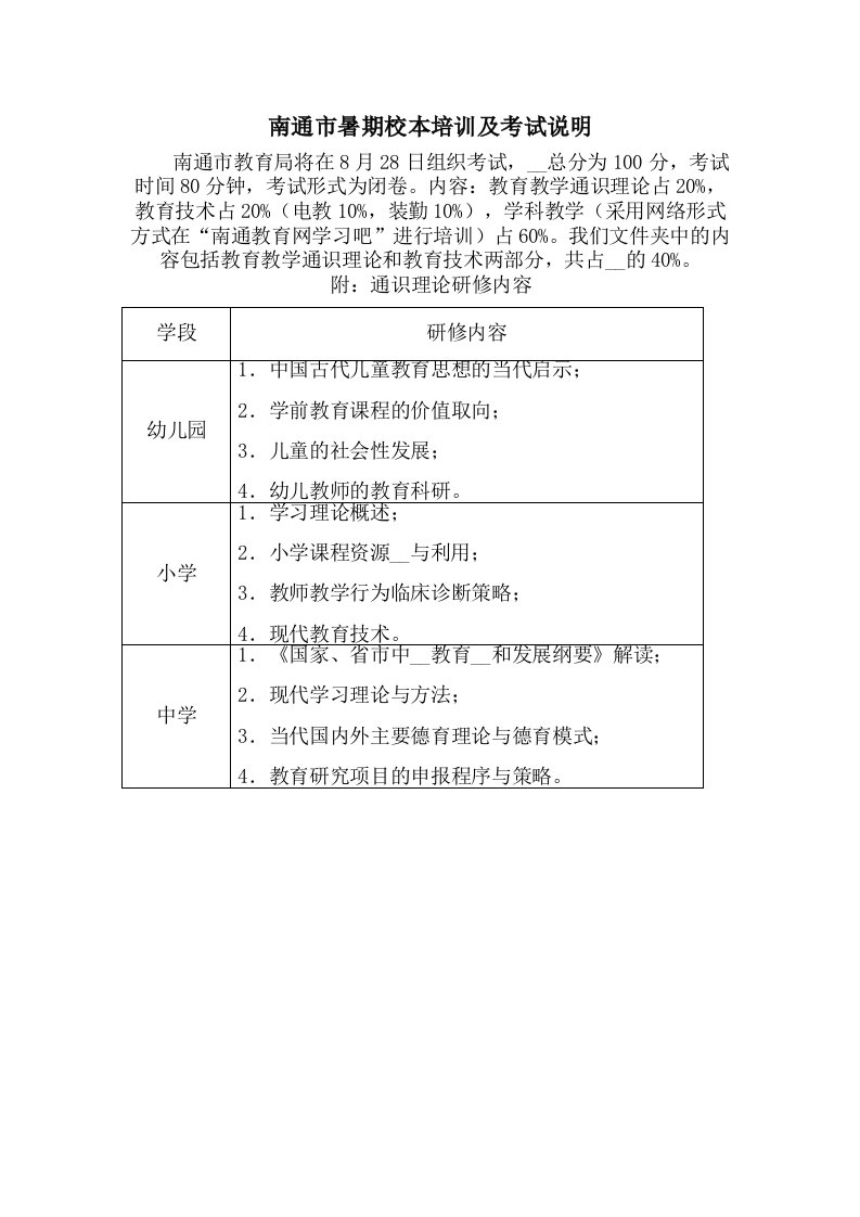 现代教育技术和通识理论题