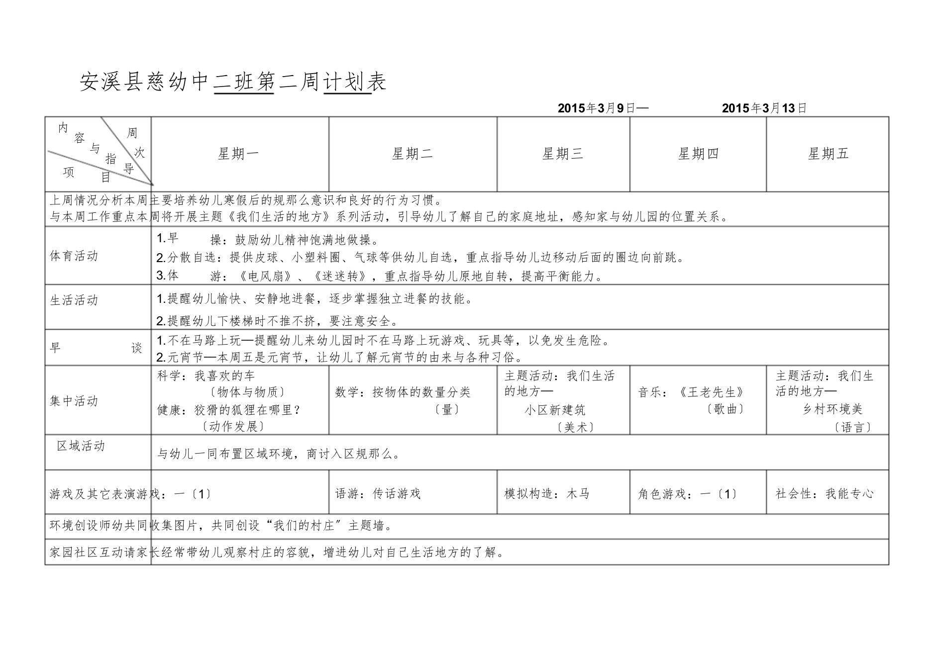 春中二班1-20周计划表.2