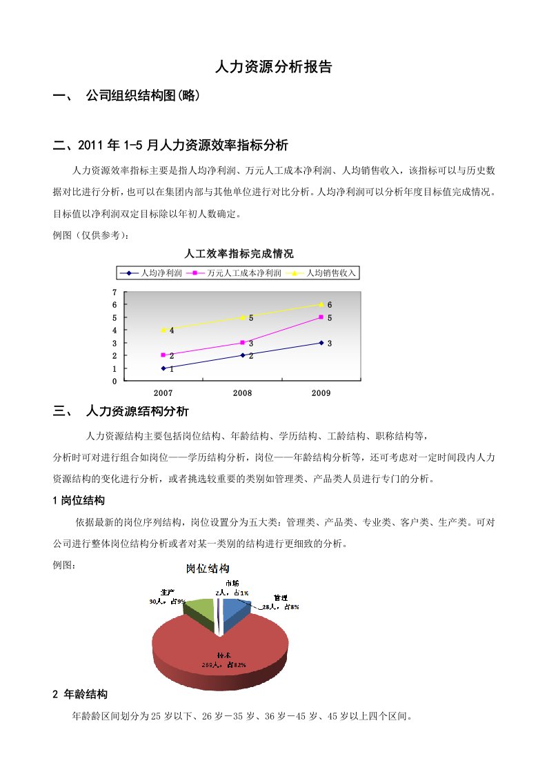 12人力资源分析报告（范文）