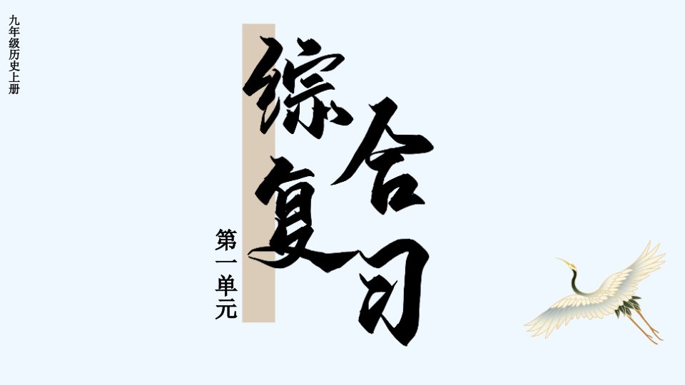 九年级历史上册第一单元古代亚非文明单元综合复习上课课件新人教版