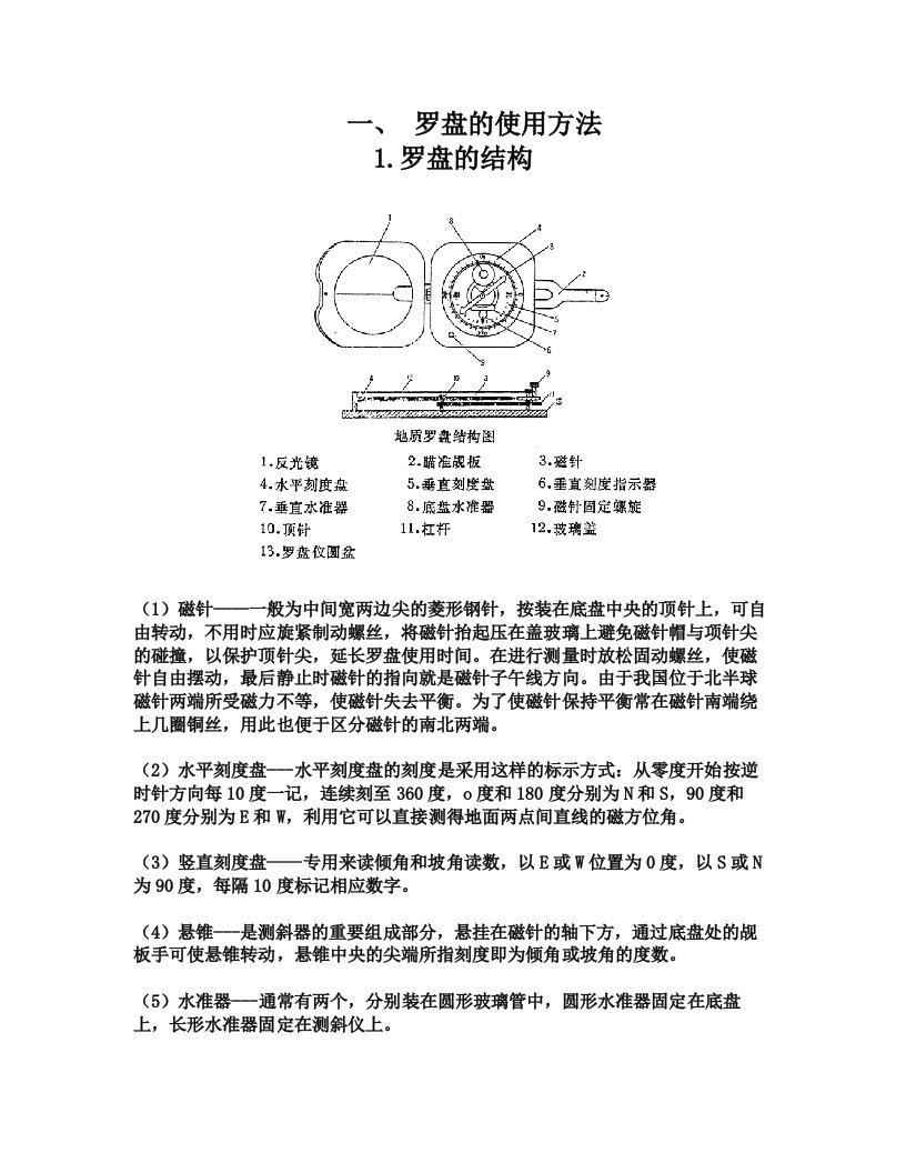 wfrAAA罗盘的使用方法