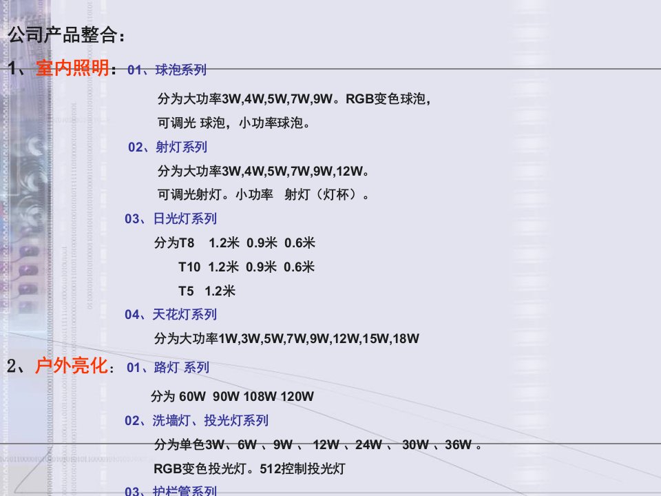 LED灯具基础知识与使用材料PPT课件