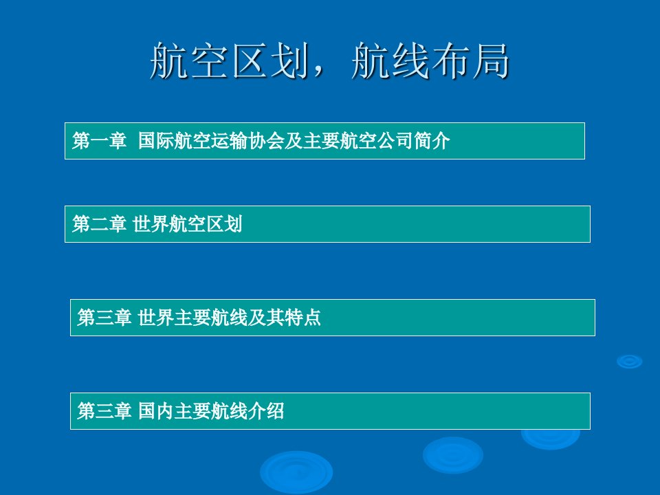 国际航空运输协会分区优秀课件