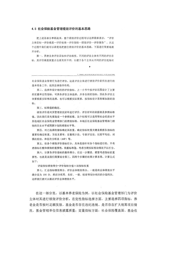 社会保险基金绩效评估方案(1)