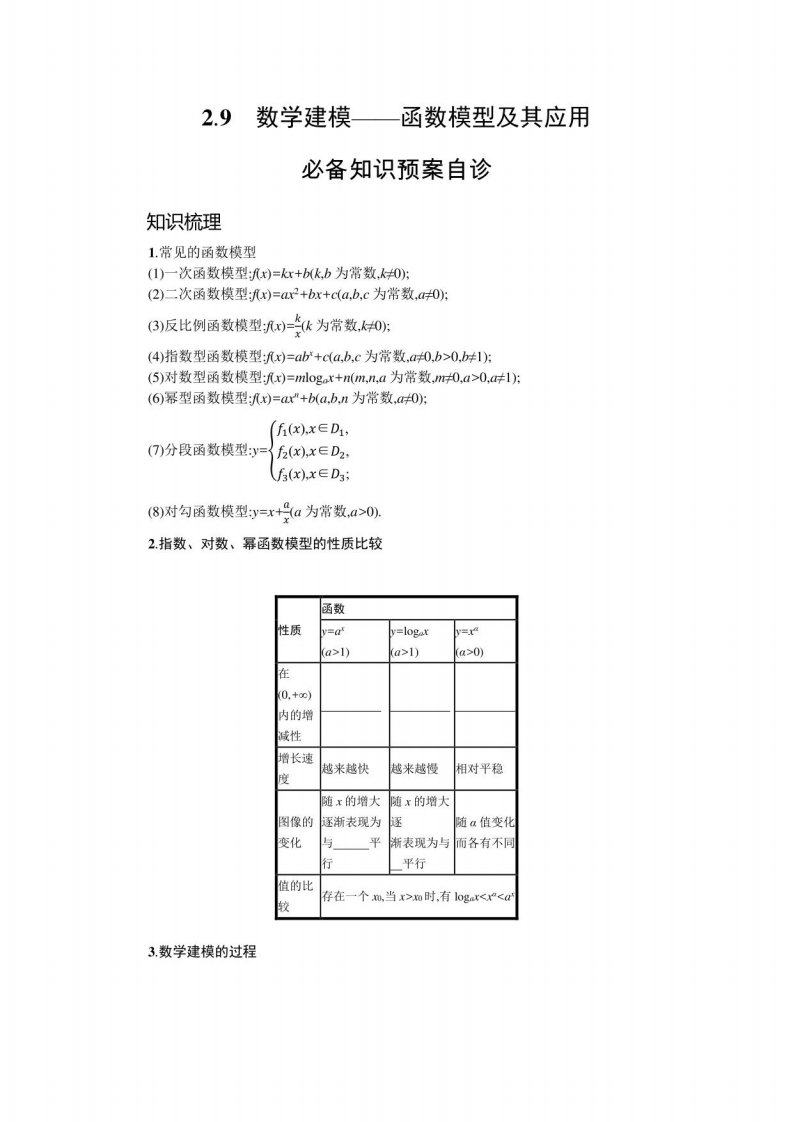 2022高考数学人教B版一轮总复习学案